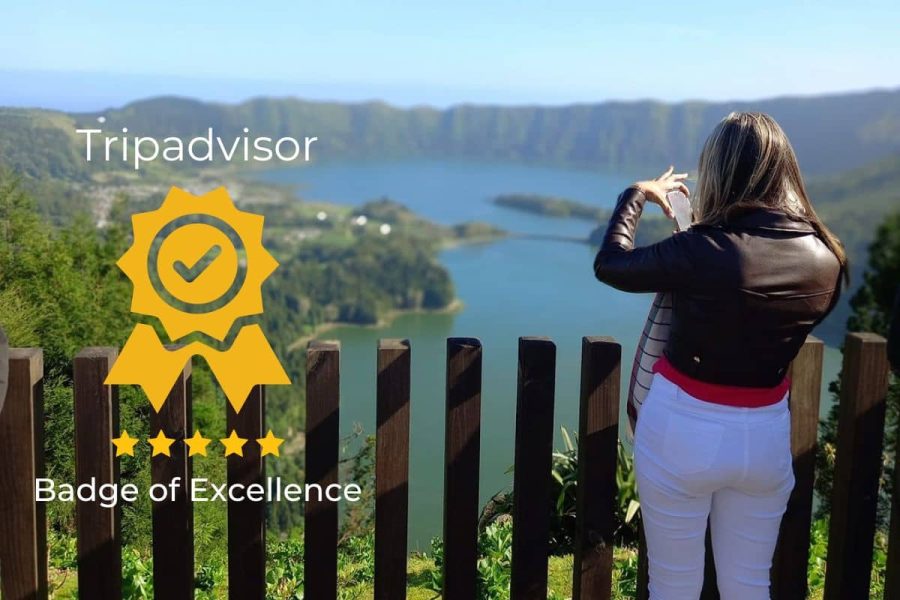 Excursão de 2 dias, turista no miradouro da Vista do rei